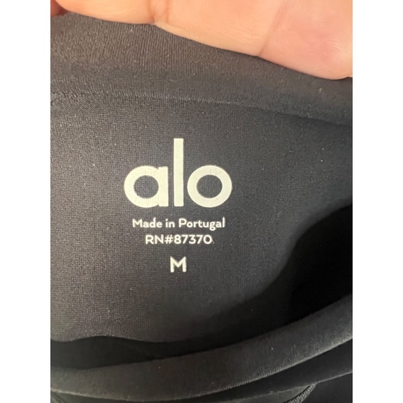 Alo High Waist Ripped‎ Warrior Legging Size M Black - Picture 4 of 6